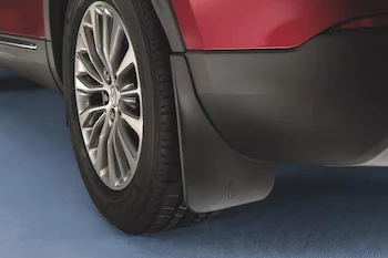 Rear Molded Splash Guards Pair w/Lincoln Logo