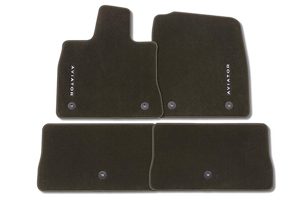 Aviator 2020-2025 4pc Espresso Carpet Floor Mat Set Main Image