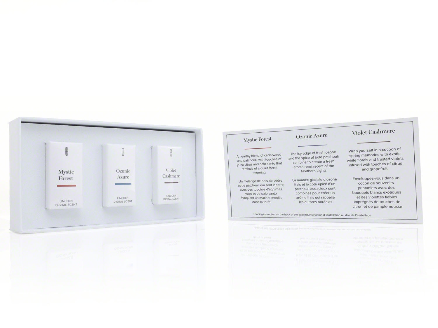 Digital Scent - Violet Cashmere, Mystic Forest and Ozonic Azure