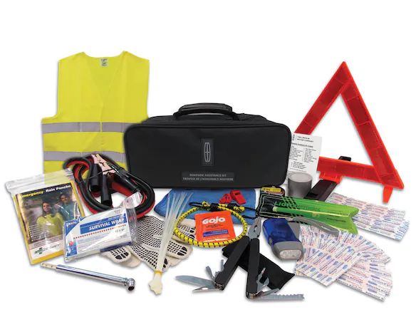 Roadside Assistance Kit with Lincoln Logo Main Image