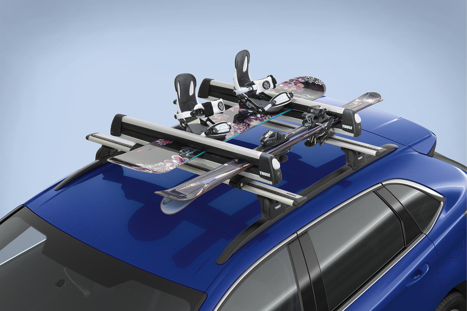 スキー Thlue car rack system Thule Cross Bars for Factory Roof Rails | Accessories | Lincoln.com