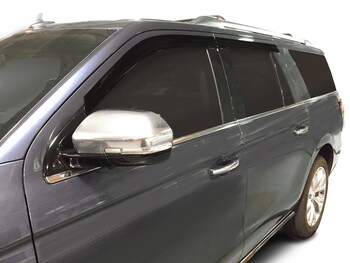 Side Window Deflectors - Low Profile, Smoke by Husky Liners®