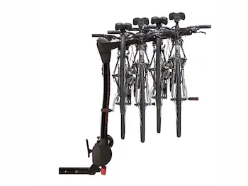 Hitch Mounted Swing Bicycle Rack for 4 Bikes by Yakima®
