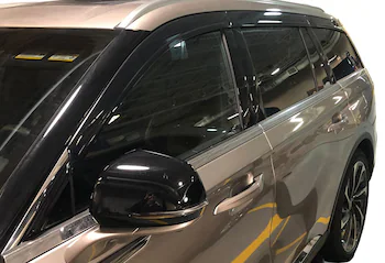 Aviator 2020-2026 Side Window Deflectors - Low Profile, Smoke by Husky Liners®