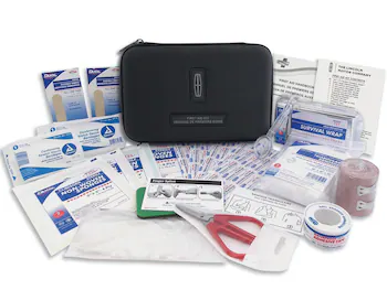 First Aid Kit with Lincoln Logo
