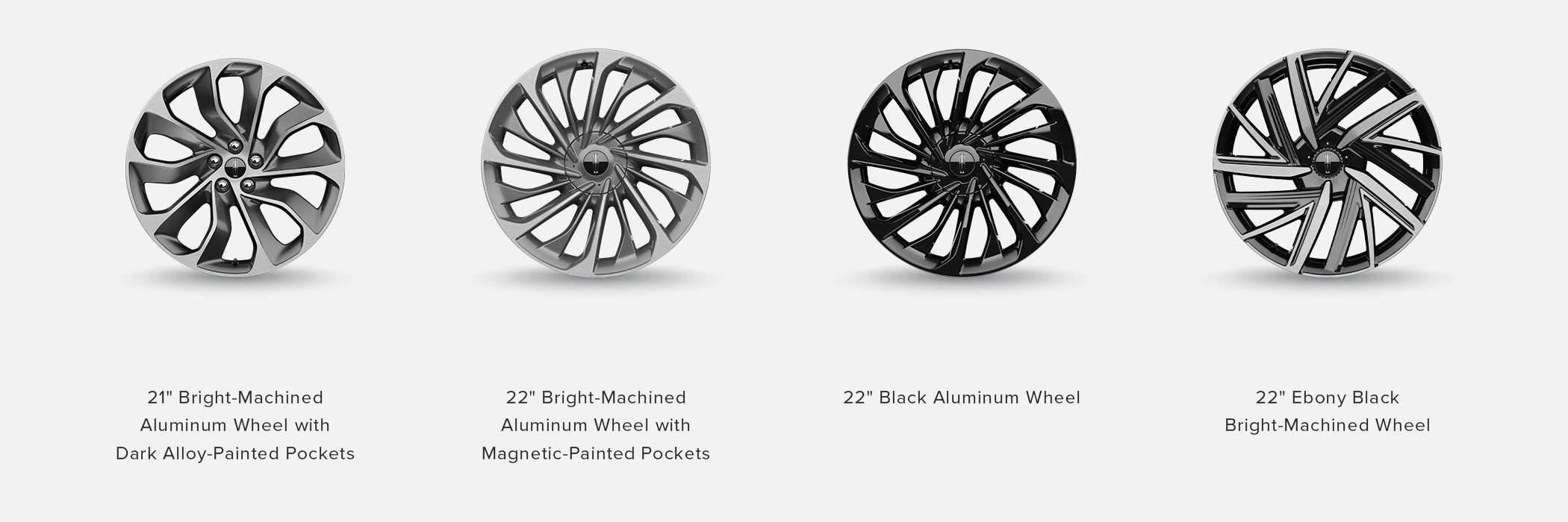 The wheel options of the 2027 Lincoln Aviator® Reserve model