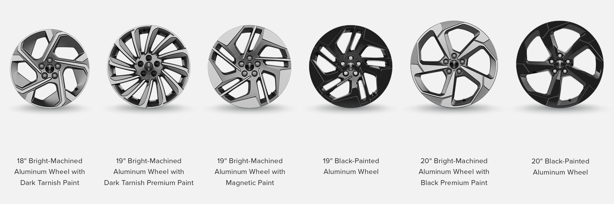 The distinctive wheel options of the 2027 Lincoln Corsair® Hybrid
