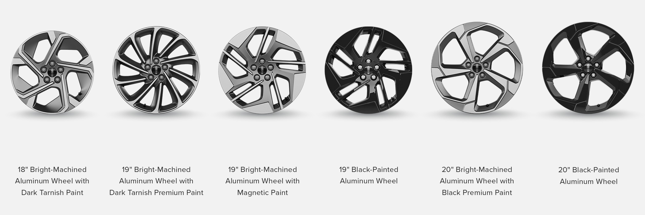 The distinctive wheel options of the 2027 Lincoln Corsair® Hybrid
