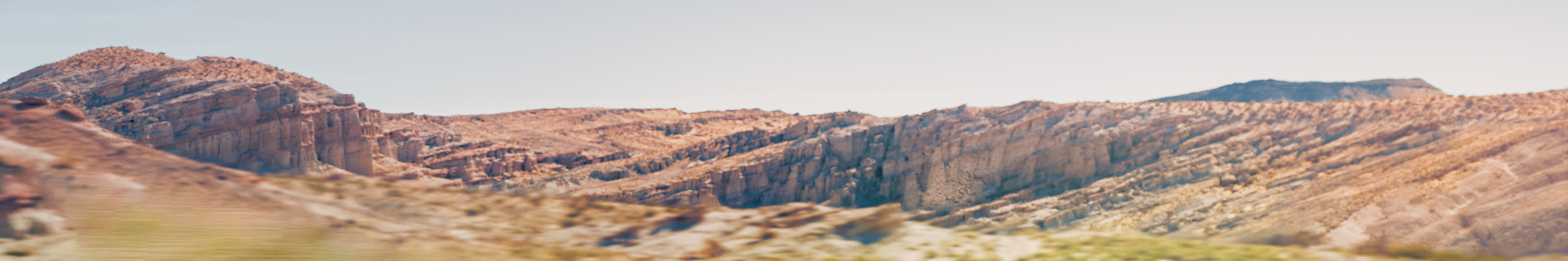 A series of rolling hills