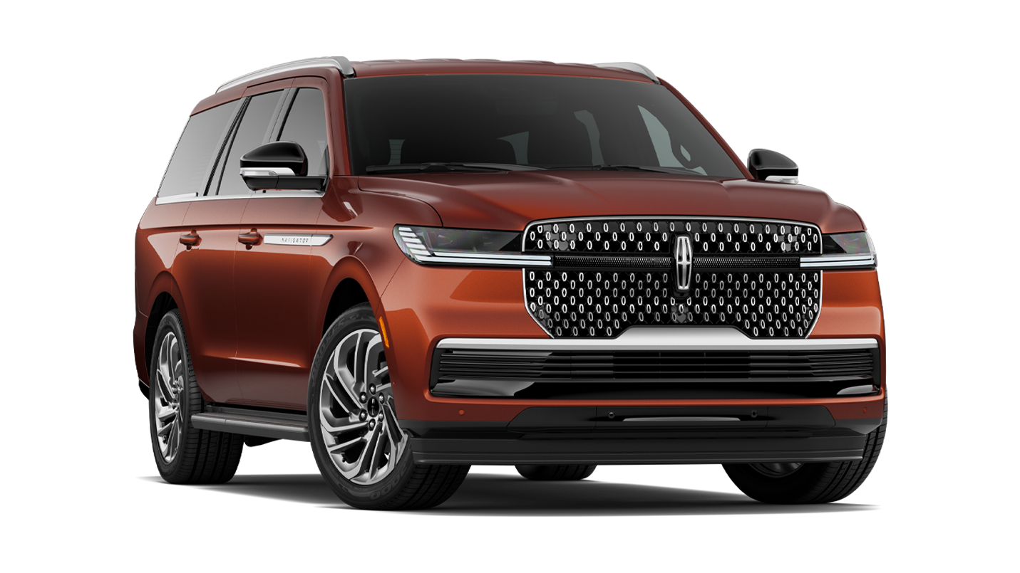 A 2027 Lincoln Navigator® Premiere model shown in Bronze Fire