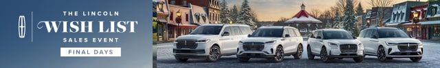 The Lincoln Wish List Sales Event Final Days
