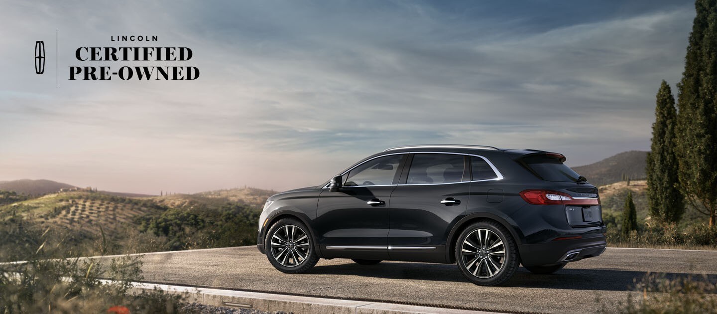 A Lincoln® Certified Pre-Owned vehicle is shown