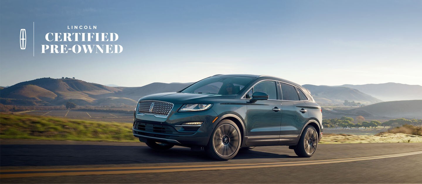 Lincoln Certified Pre-Owned. Lincoln MKX vehicle shown here.