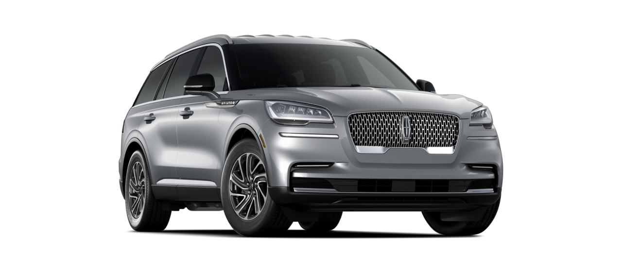 The 2023 Lincoln Aviator is shown in Gilded Green exterior color