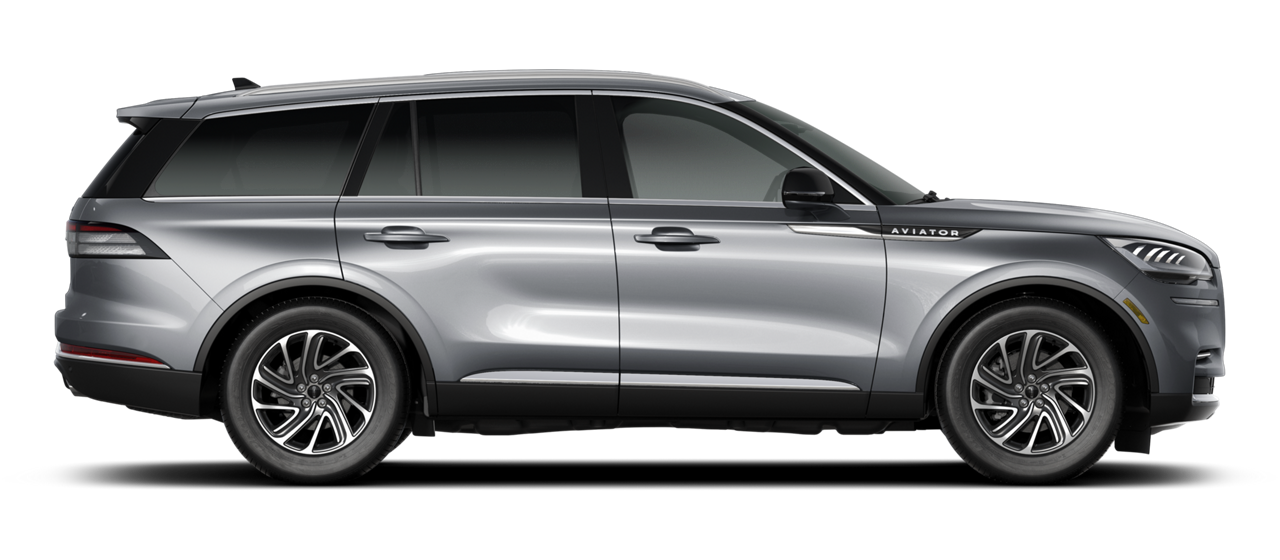 The 2023 Lincoln Aviator is shown in Gilded Green exterior color
