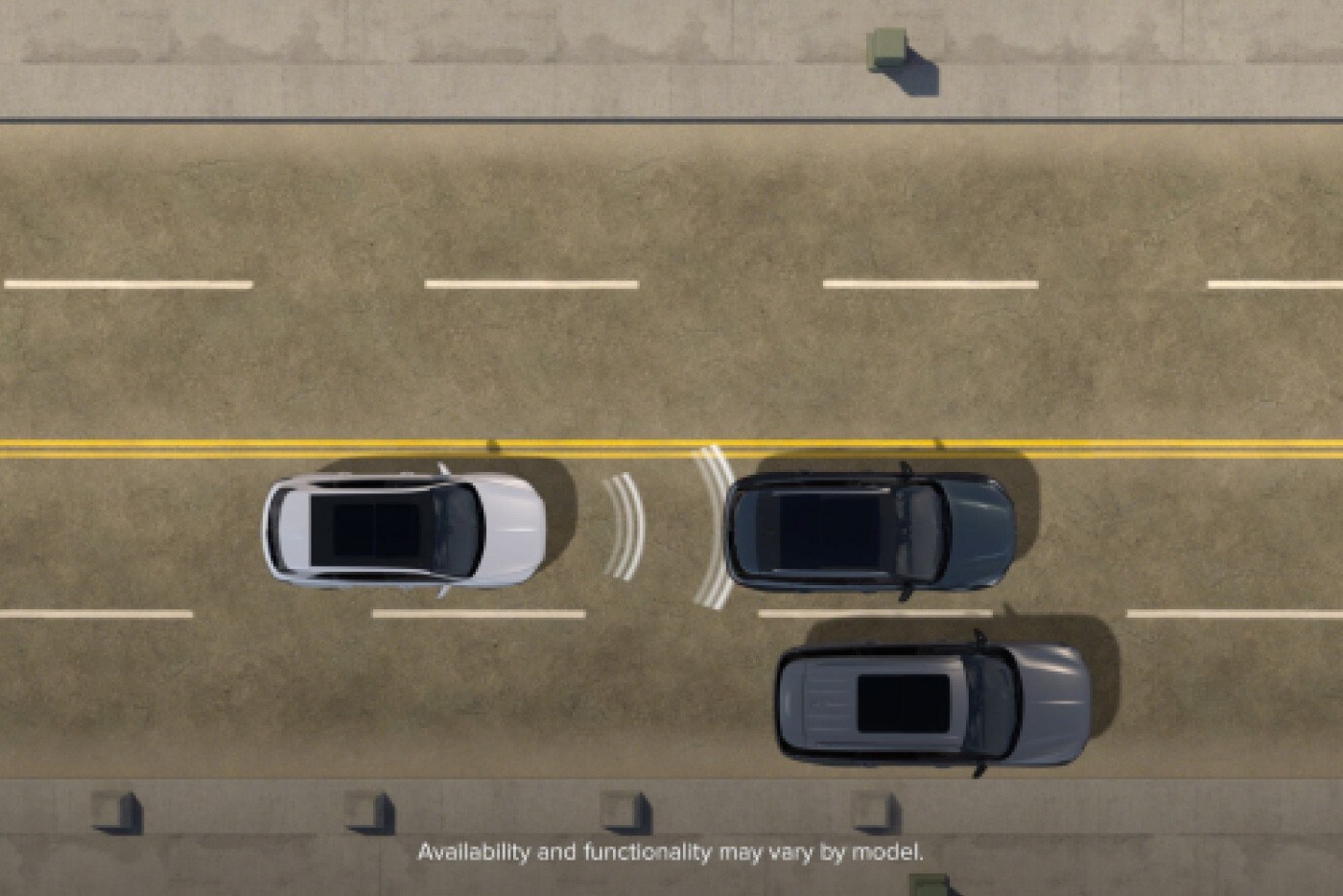 A Lincon Corsair, highlighting the adpative cruise control features