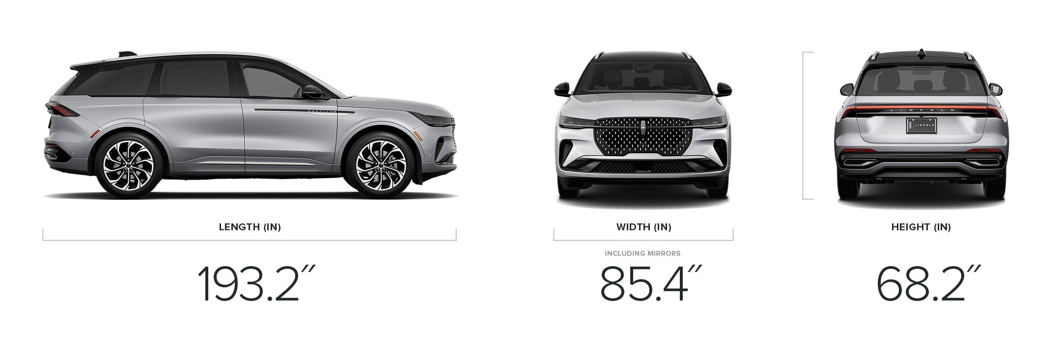 2024 Lincoln Nautilus® SUV Reserve Detailed Specifications