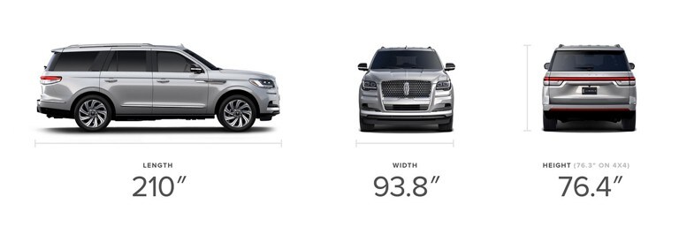 2023 Lincoln Navigator® SUV Reserve Detailed Specifications