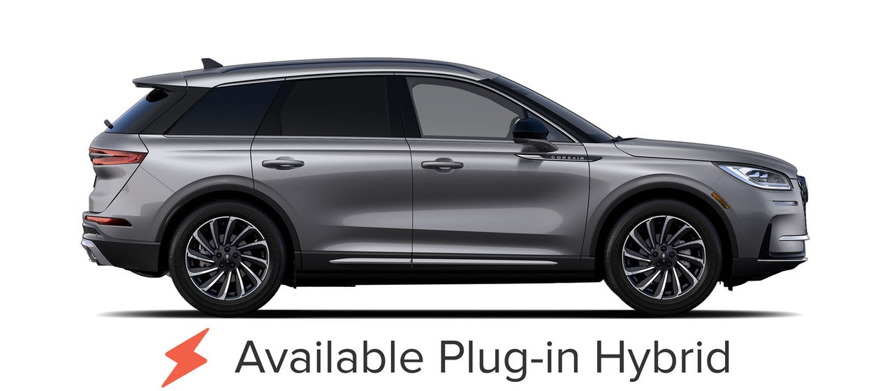 The 2026 Lincoln Corsair. Available plug-in hybrid model shown.