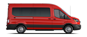 2024 Ford Transit® Passenger Van XL Van in Race Red