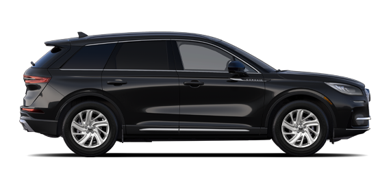An exterior profile image of a 2026 Lincoln Corsair® Premiere model in Infinite Black