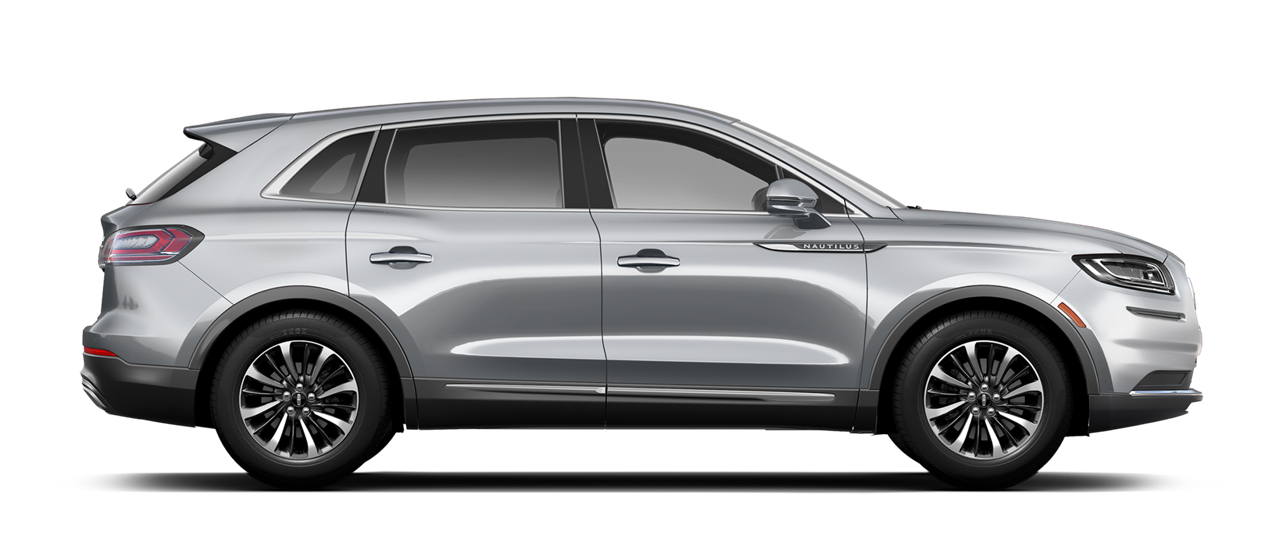 The 2023 Lincoln® Nautilus Standard model is shown in the silver radiance exterior color