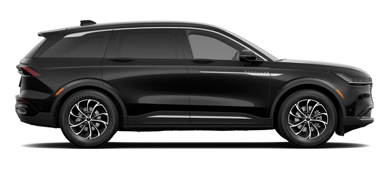 The 2024 Lincoln Nautilus® is shown in Infinite Black exterior color