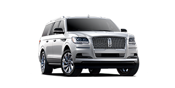 The 2023 Lincoln Navigator Standard model is shown in the silver radiance exterior color