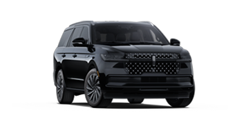 Se muestra el modelo Lincoln Navigator® Black Label 2025 en color negro infinito