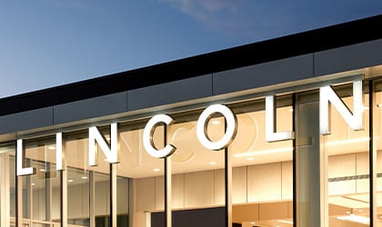 Lincoln Dealership Sign