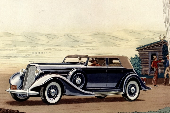 Shown here is a Lincoln Model K Touring Vehicle.