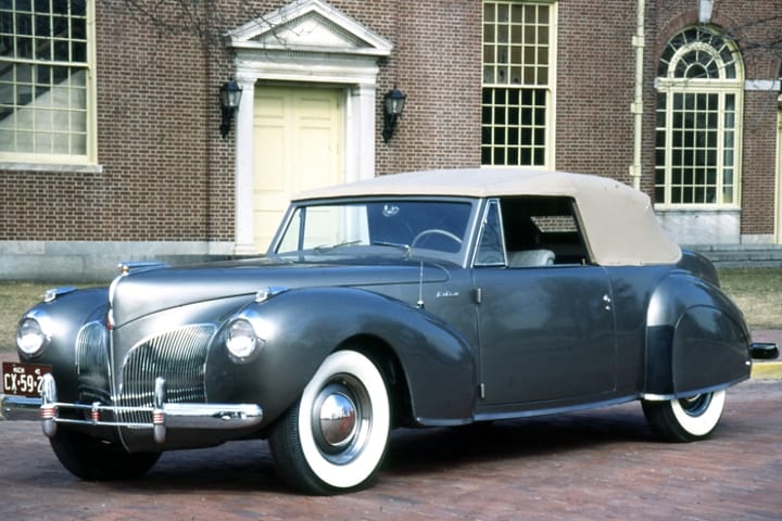 1941 Lincoln Continental Shown here.