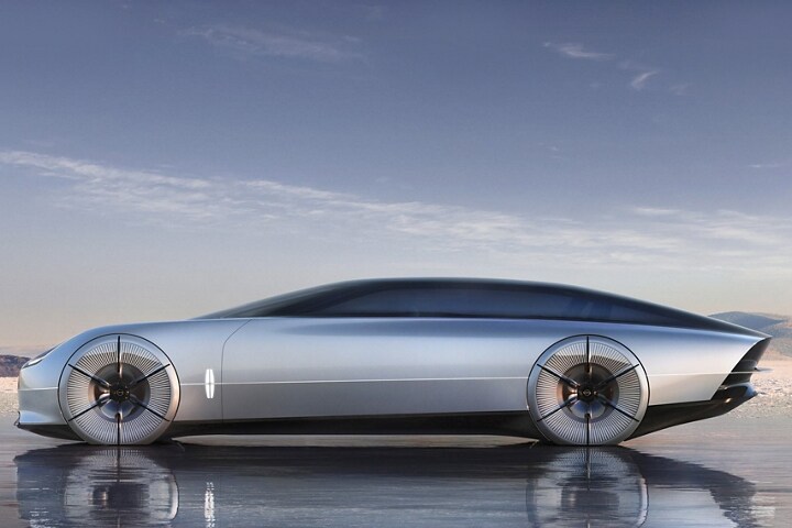 The Lincoln Model L100 Concept vehicle shown here.