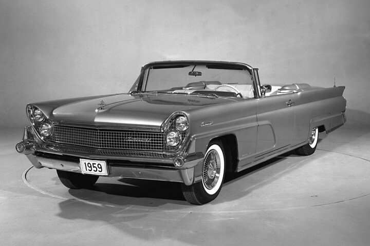 The Lincoln Continental Mark IV is shown here