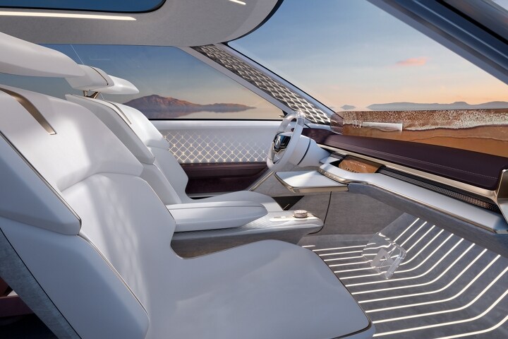 A rendering of the exterior of the Lincoln Star Concept vehicle is shown here.