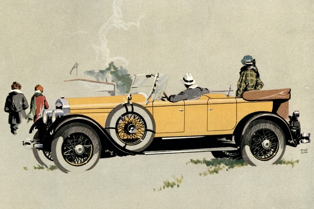 A drawing of the Lincoln Model L is shown here