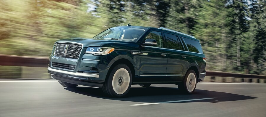 the 2021 Lincoln Navigator is shown here