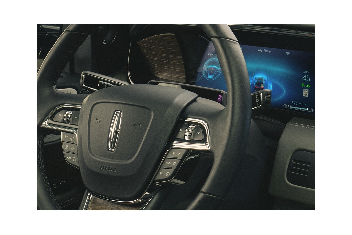 An infrared driver-facing camera will track eye gaze and head position to ensure drivers are paying attention to the road while in Hands-Free Mode.