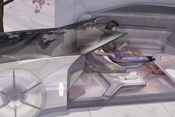 Aquí se muestra una representación del exterior del vehículo Lincoln Star Concept