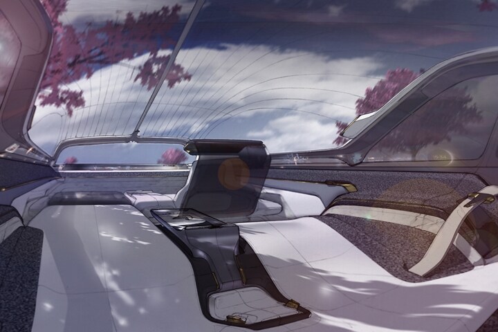 A rendering of the exterior of the Lincoln Star Concept vehicle is shown here.