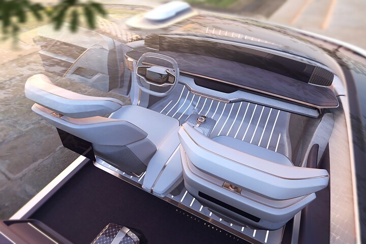 A rendering of the exterior of the Lincoln Star Concept vehicle is shown here.