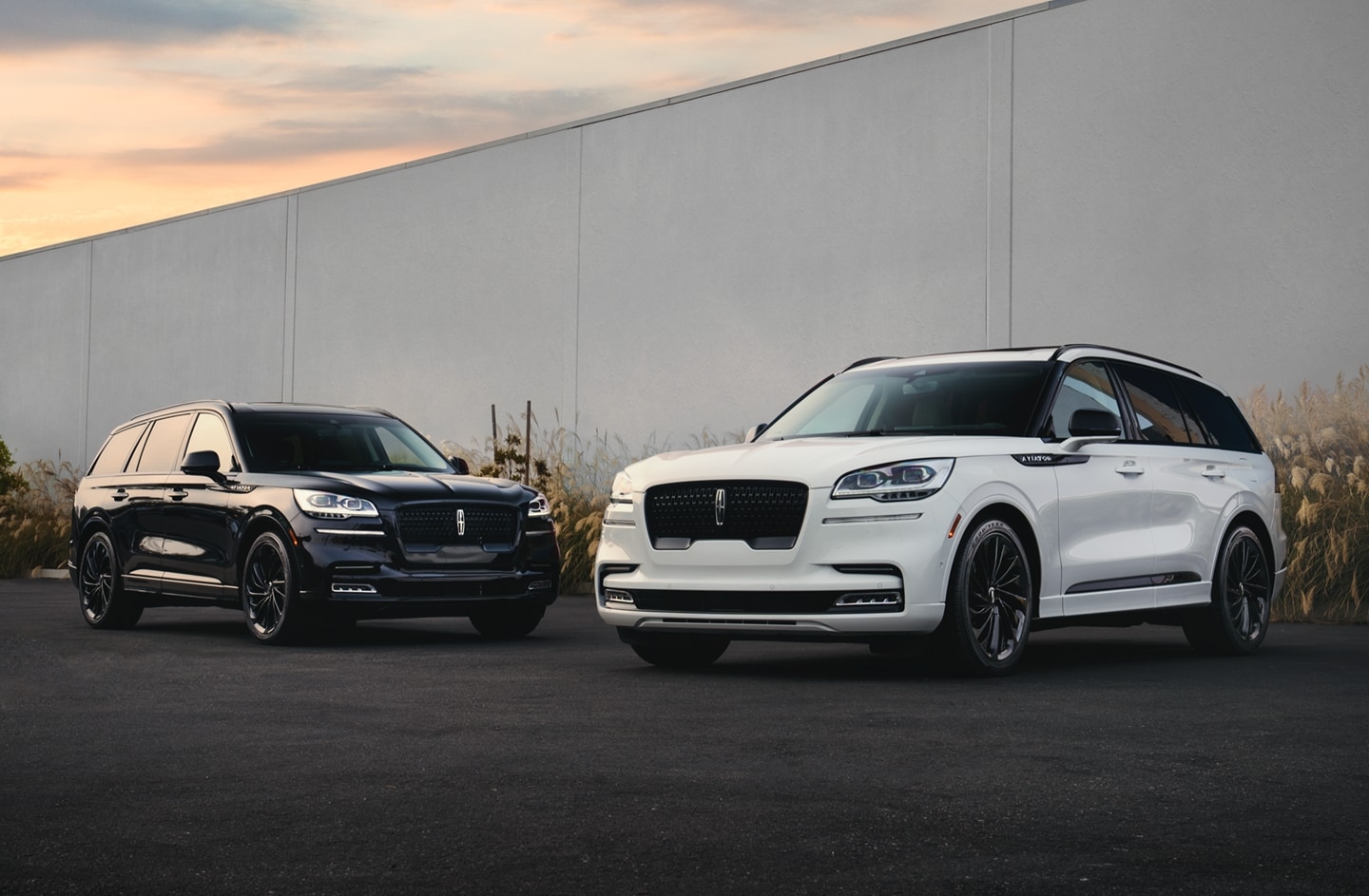 A Lineup of Lincoln Aviator Vehicles