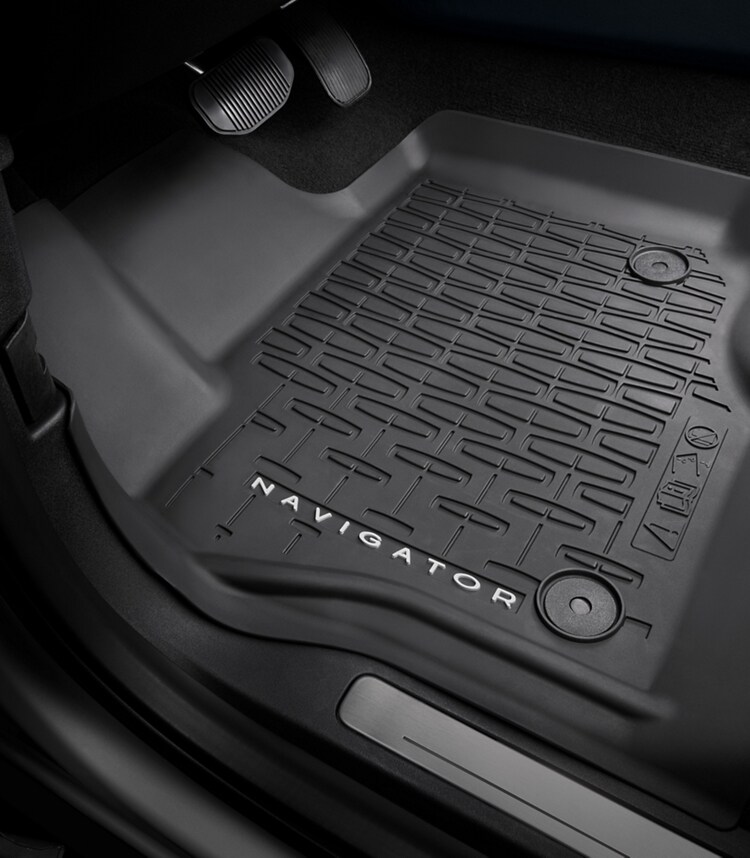 The car mat of a 2024 Lincoln Navigator.