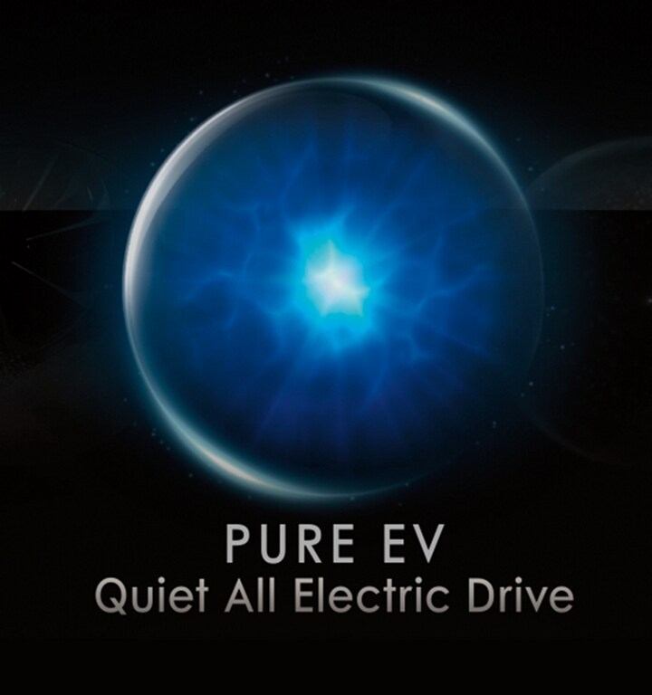 Images of the Preserve EV and Pure EV drive modes are shown as they would appear in the driver information cluster