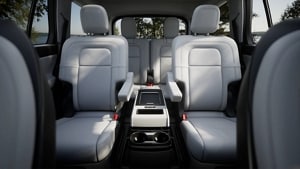 The second row of a 2026 Lincoln Aviator® SUV with captain's chairs