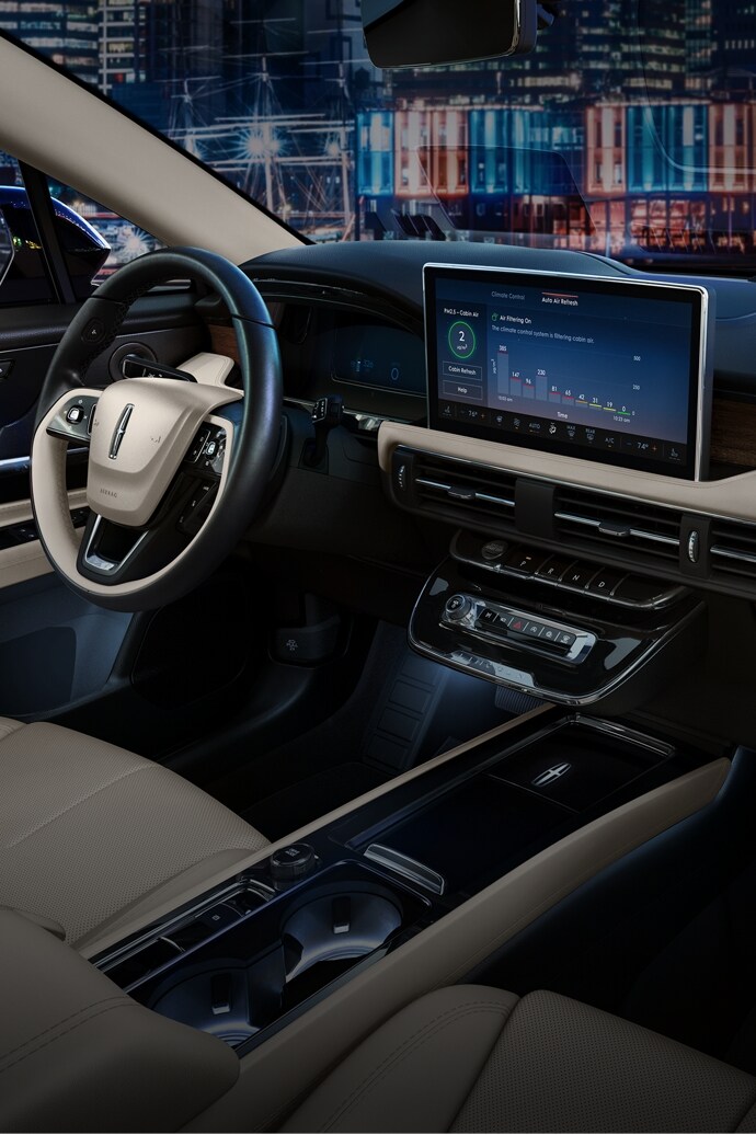 The interior of the 2025 Lincoln Corsair.