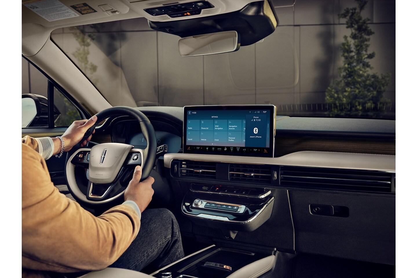 The Alexa Built-in tile is shown in the center touchscreen of a 2026 Lincoln Corsair® SUV