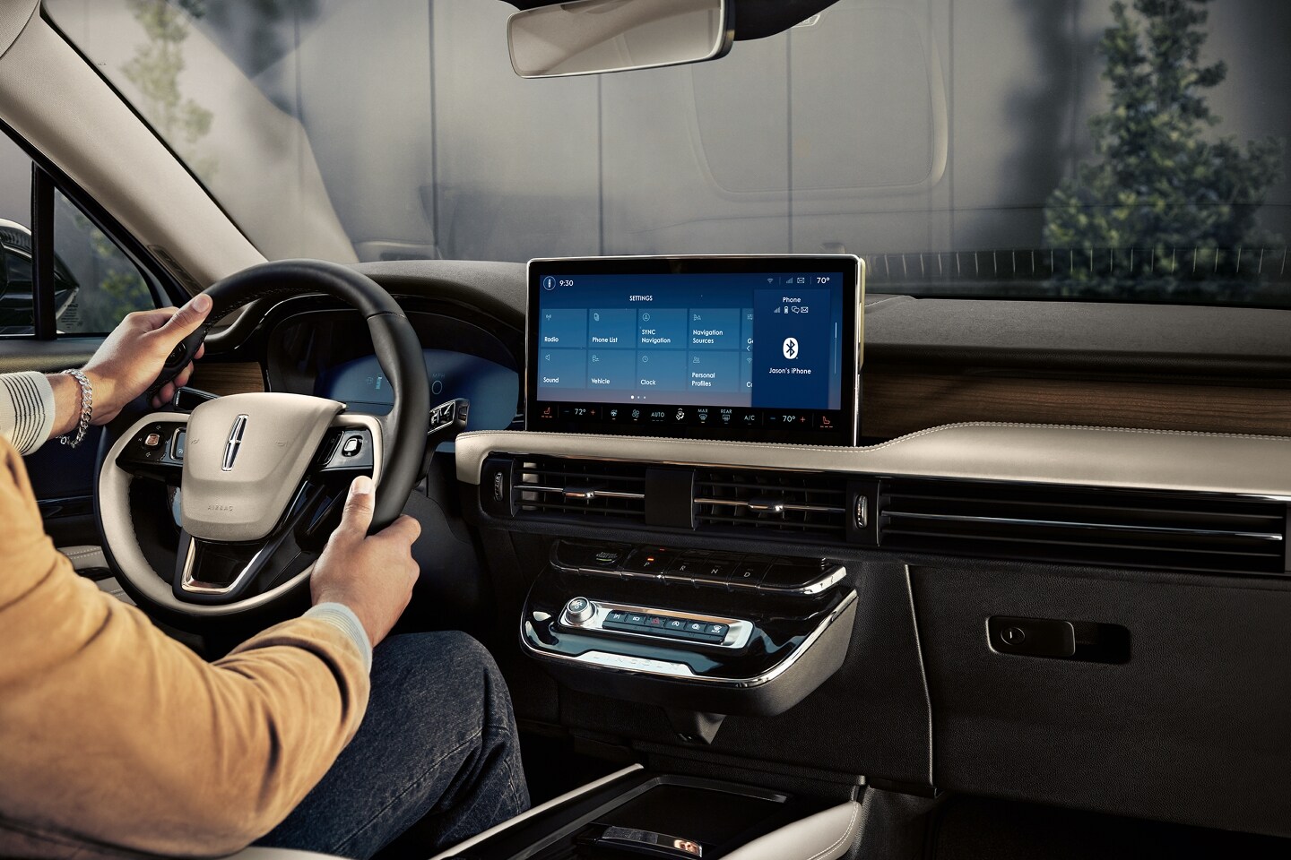 The Alexa Built-in tile is shown in the center touchscreen of a 2026 Lincoln Corsair® SUV