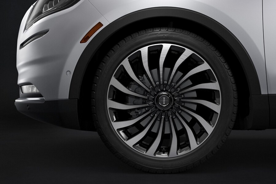 The wheels of a Nautilus Black Label vehicle.