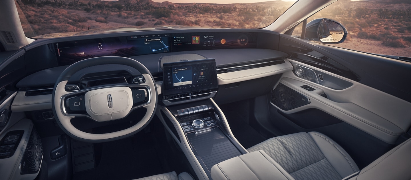 The interior of a 2026 Lincoln Black Label™ Nautilus® SUV.